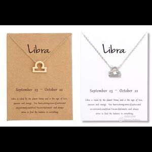 Libra ♎️ Zodiac Adjustable Fashion Necklace